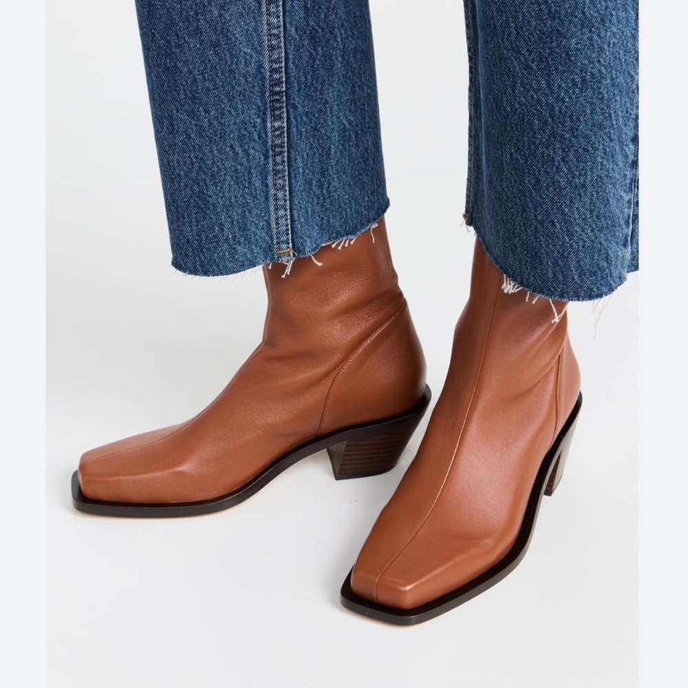 Jonathan Simkhai Livvy brown leather boots